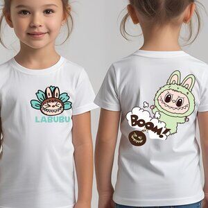 Cute Labubu Boom Graphic T-shirt for kids